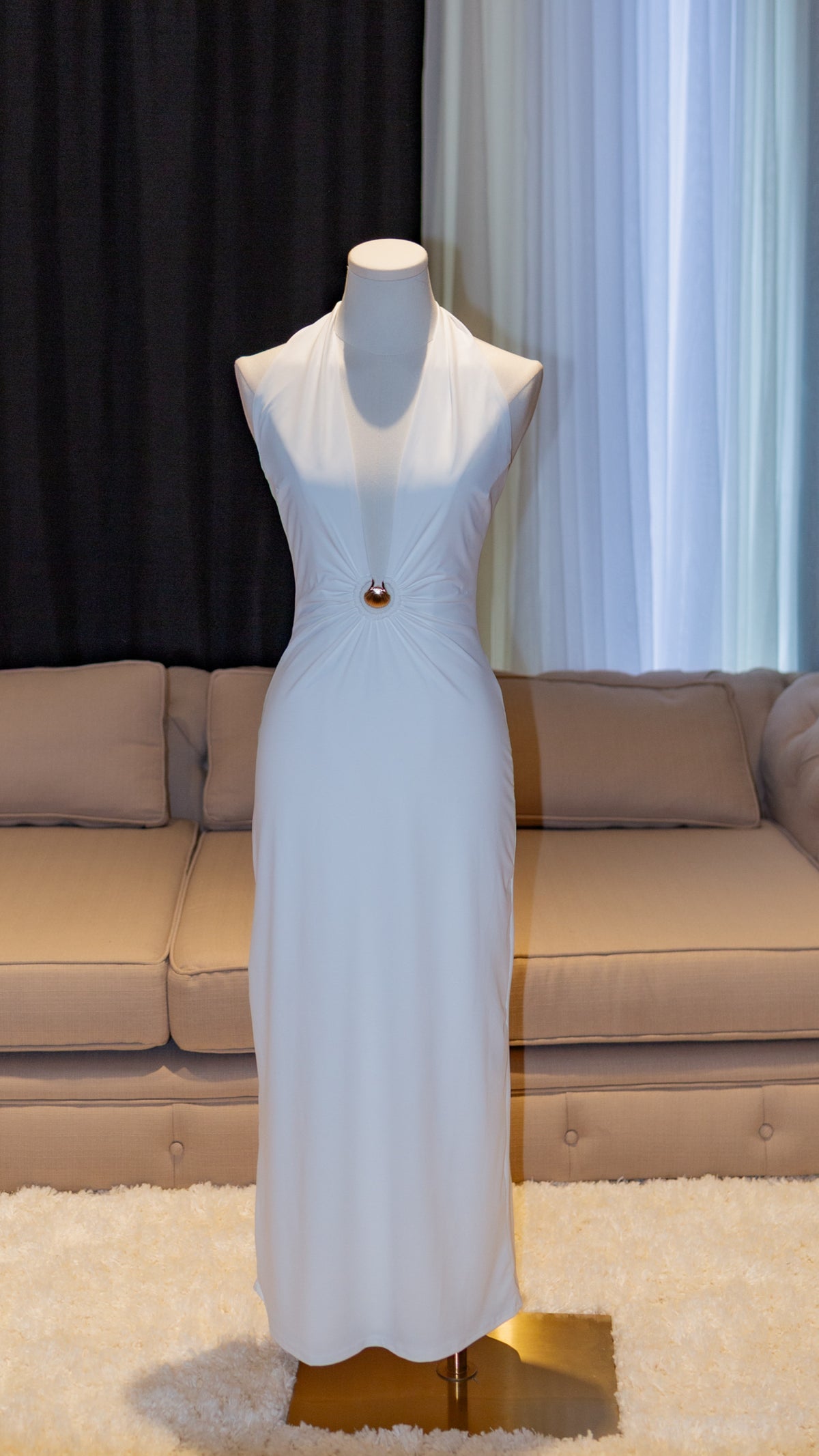 "BEACH PLEASE" (WHITE) DRESS